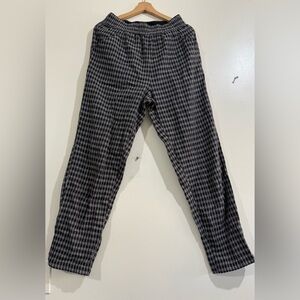 ace&jig Women's Black & Gray Checked Knit Joggers